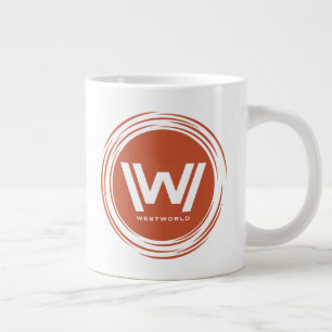 Westworld Stiliserad Logotyp Sol Jumbo Mugg