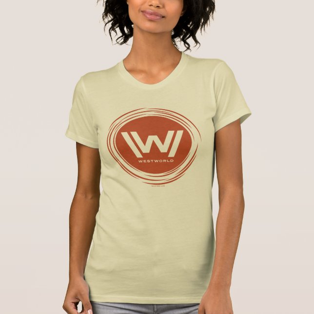 Westworld | Stiliserad Logotyp Sol T Shirt (Framsida)