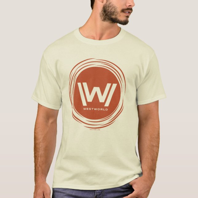 Westworld | Stiliserad Logotyp Sol T Shirt (Framsida)