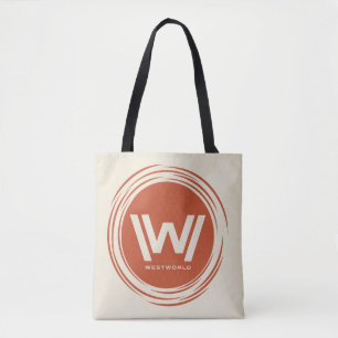 Westworld Stiliserad Logotyp Sol Tygkasse
