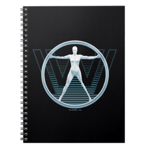 Westworld Vitruvian Android Logotyp Anteckningsbok
