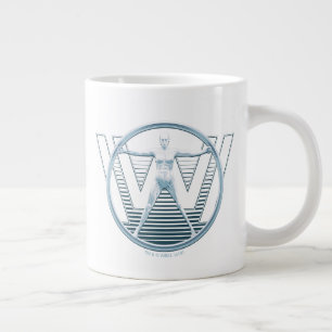 Westworld Vitruvian Android Logotyp Jumbo Mugg