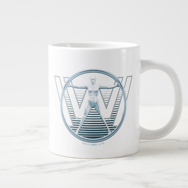 Westworld | Vitruvian Android Logotyp Jumbo Mugg (Höger)