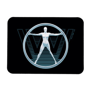Westworld Vitruvian Androidlogotyp Magnet