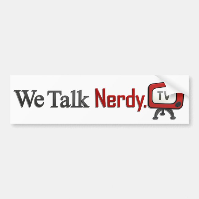 WeTalkNerdy.tv-bildekal Bildekal (Framsidan)