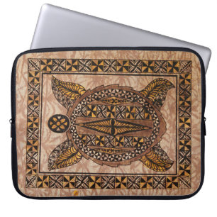 Wetsuit för Honu primitiv hawaiansk tatueringTapa Laptop Sleeve