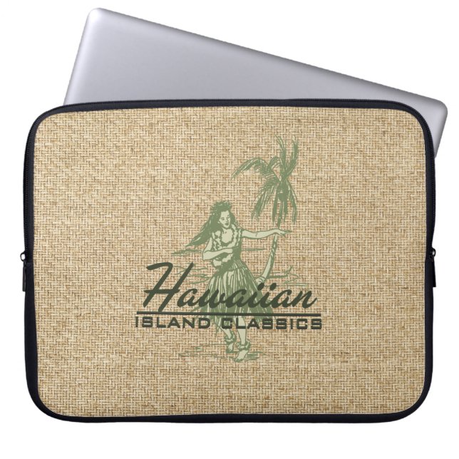 Wetsuit för Tradewinds hawaiansk Hula Laptop Sleeve (Framsidan)