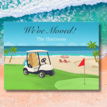 We've Moved Golf Course Beach Moving Announcement