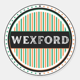 Wexford City Pride Emblem – Irish Identity Runt Klistermärke