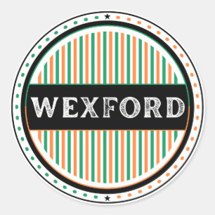 Wexford City Pride Emblem – irländsk identitet Runt Klistermärke