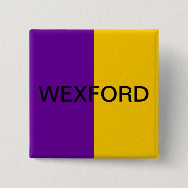 Wexford Flagga Pin Badge Knapp (Framsida)