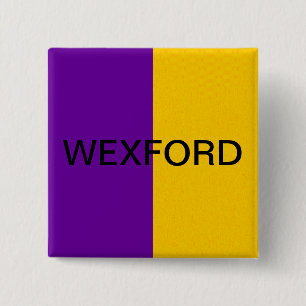 Wexford Flagga Pin Badge Knapp