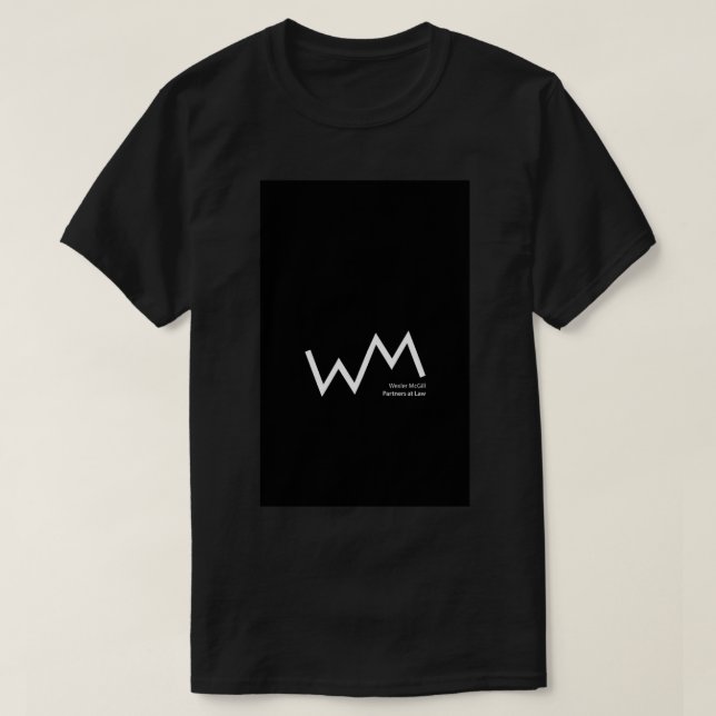 Wexler McGill Partners på juridik Logotyp från Bet T Shirt (Design framsida)