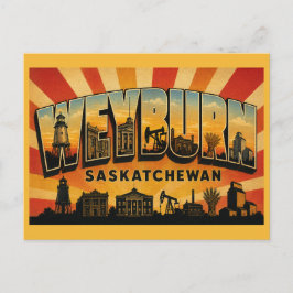 Weyburn Saskatchewan Oljestad Vykort