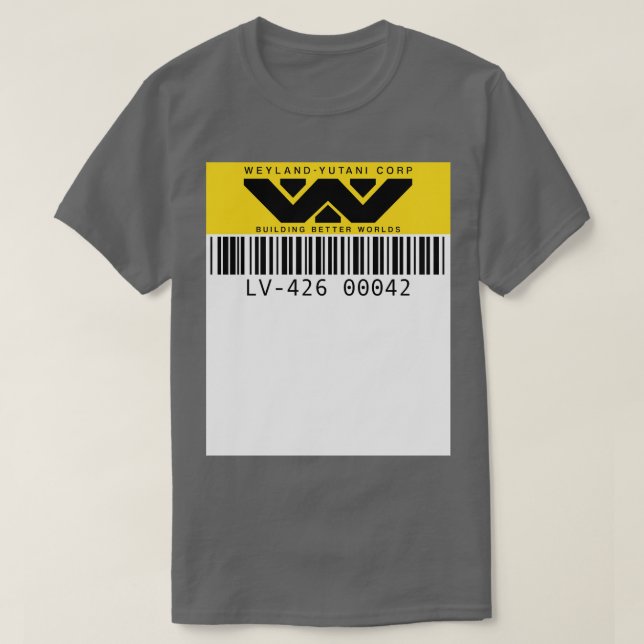 Weyland Yutani Asset märkre CrewnackSweatshirt T Shirt (Design framsida)