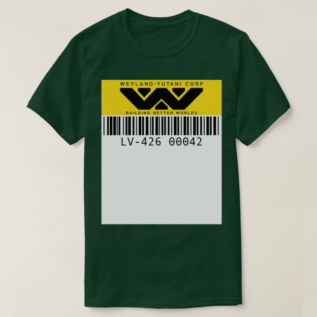 Weyland Yutani Asset märkre Phone Case T Shirt (Design framsida)