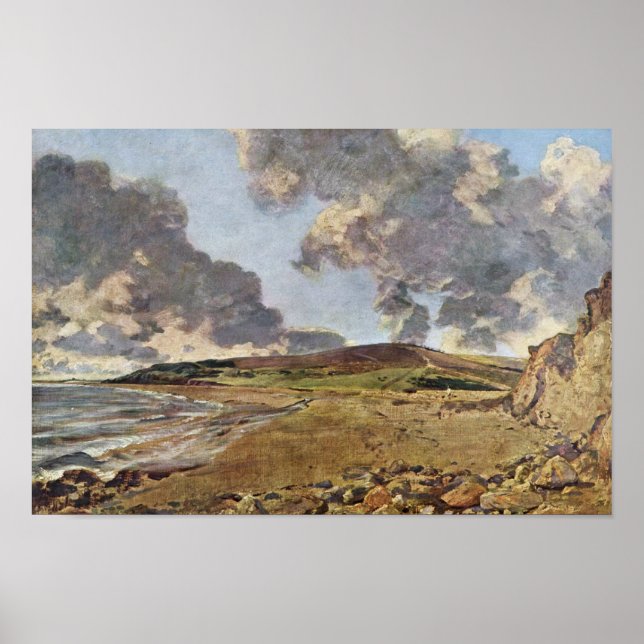 Weymouth Bay by Constable John (Best Quality) Poster (Framsidan)