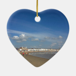 Weymouth Beach Julgransprydnad Keramik