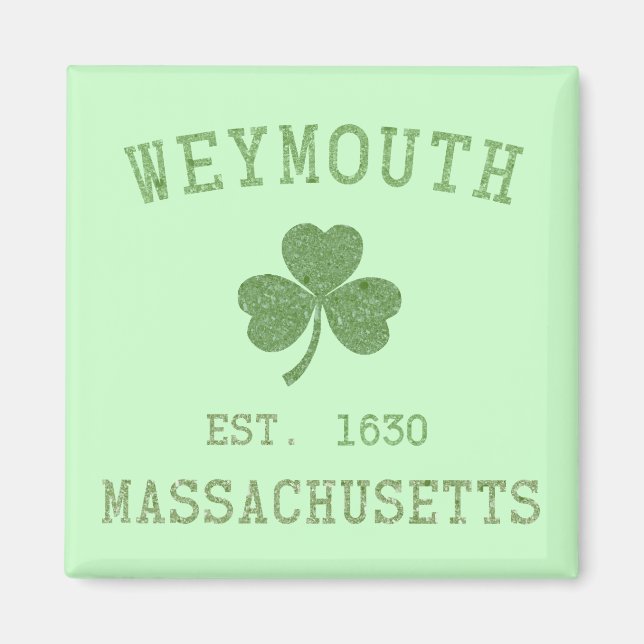 Weymouth MA Magnet (Framsidan)