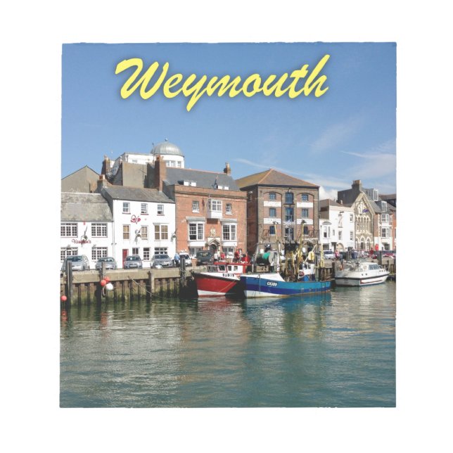Weymouth - Professionell foto. Anteckningsblock (Framsida)