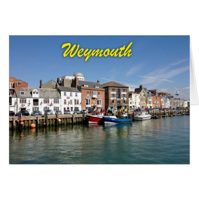 Weymouth - Professionell foto. Hälsningskort (Framsidan Horizontal)