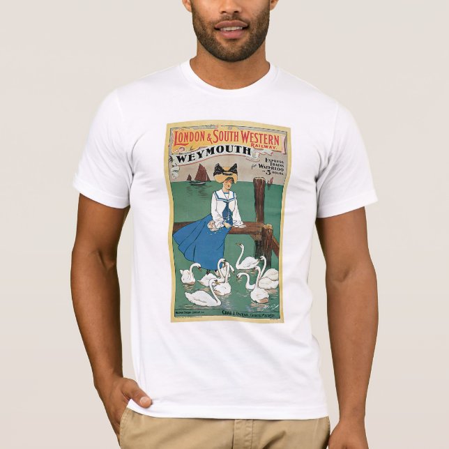 Weymouth vid London & Southwestern T-shirt (Framsida)