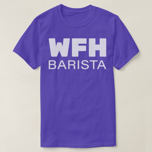 WFH arbetar från hemmet 3 T Shirt (Design framsida)