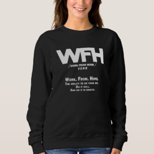 WFH - arbete hemifrån - VERB T Shirt