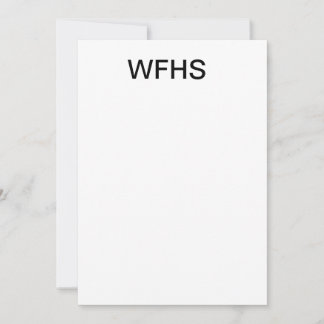 WFHS INBJUDNINGAR