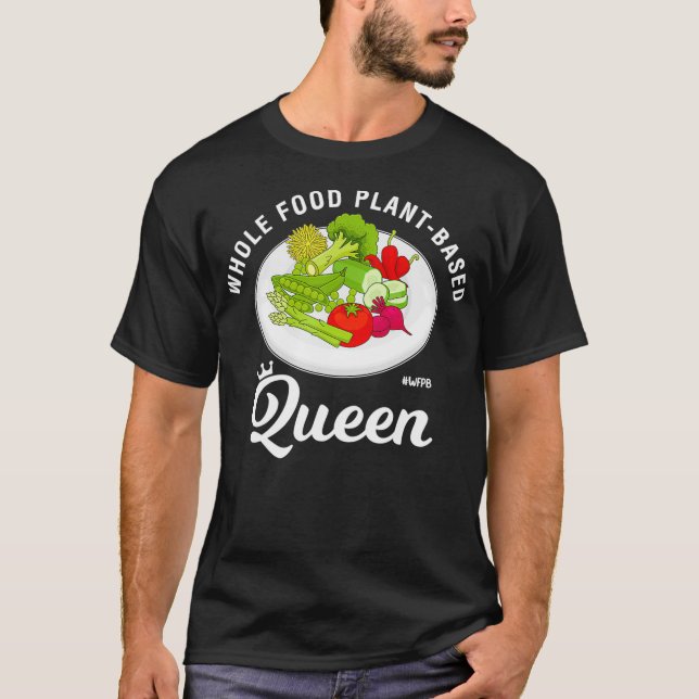 WFPB HELA Food Plant-Based Queen  T Shirt (Framsida)
