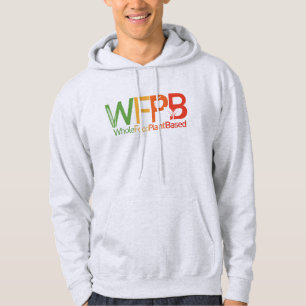 WFPB-logotyp - den Hooded tröjan tänder Tröja Med Luva