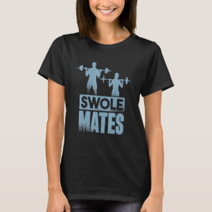 Wghtlyftande Gym Workout Swole Mates Par 4 T Shirt
