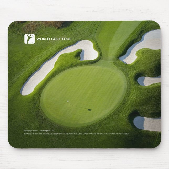 WGT Bethpage svart Mousepad 05 Musmatta (Framsidan)
