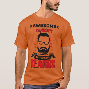 Wh Fantastisk Evangelists vid Beard Långärmad T Shirt