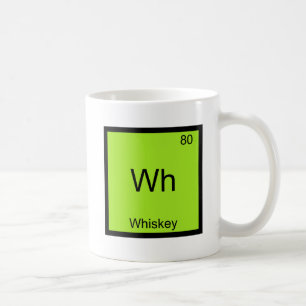 Wh - för kemiinslag för Whiskey rolig utslagspla Kaffemugg