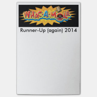 whac en mole post-it block