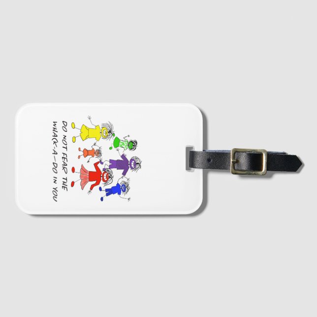 Whack-A-Do Bagagebricka (Framsida horisontal)