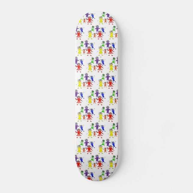 Whack-A-Do Mini Skateboard Bräda 18,5 Cm (Framsida)
