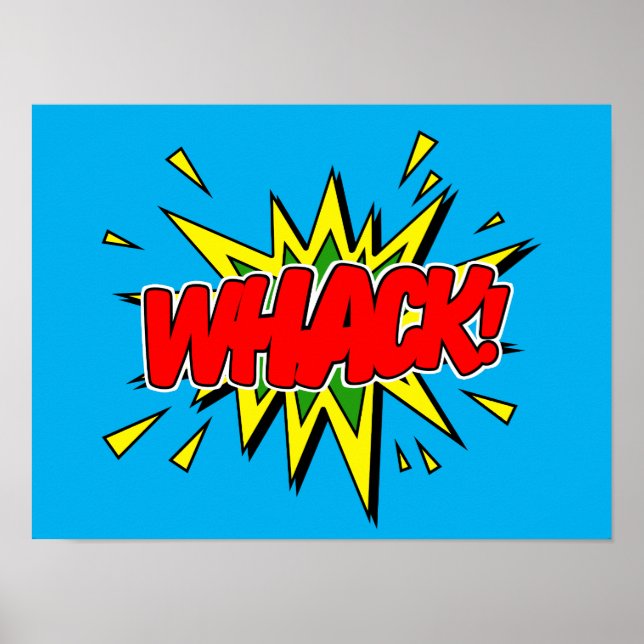 Whack - Tecknad/Poster Poster (Framsidan)