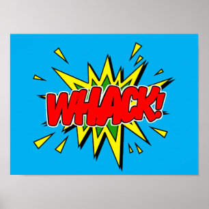 Whack - tecknaden undertecknar/affischen poster