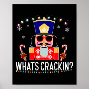Whackin Roligt jul Nutcracker Gift Poster