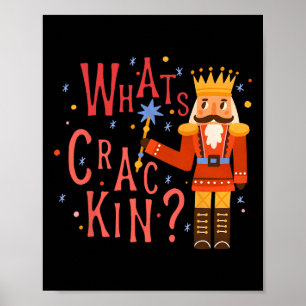 Whackin Roligt jul Nutcracker Julafton Manar Wo Poster