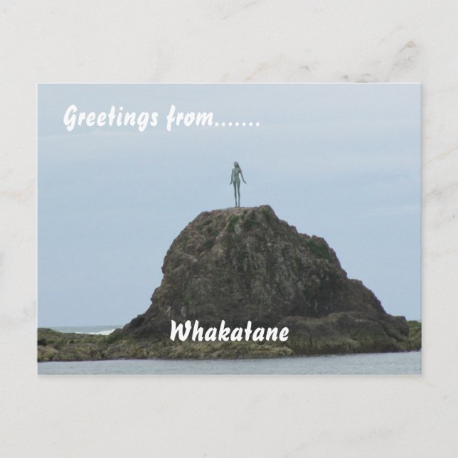 Whakatane, BOP, Nya Zeeland Vykort (Framsida)