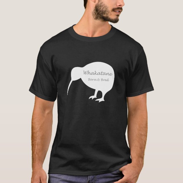 Whakatane Born och Bred Shirt Tee Shirt (Framsida)