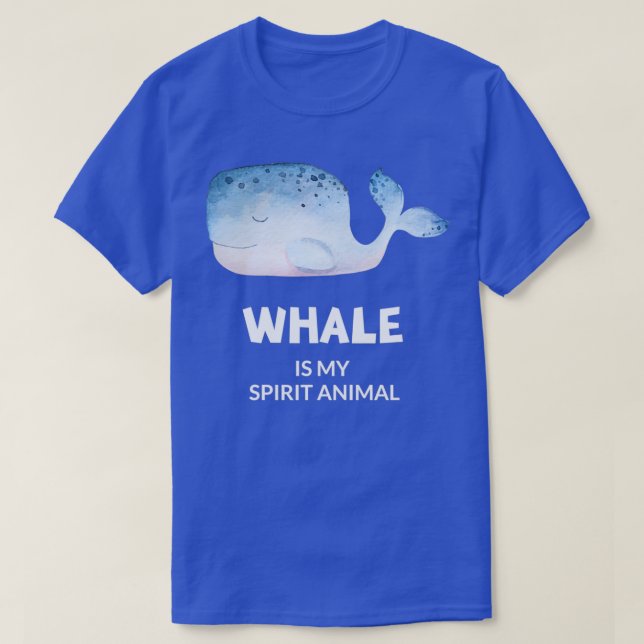 WHALE är mitt andningsdjur 1 T Shirt (Design framsida)