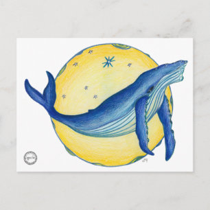 Whale Art, Sirian Starseed, vykort för val