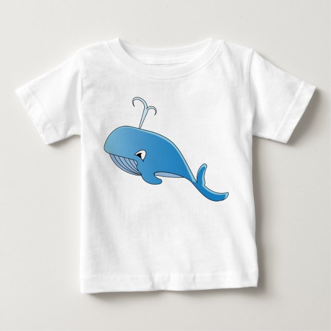 Whale - Baby Bra Jersey T-Shirt (Framsida)