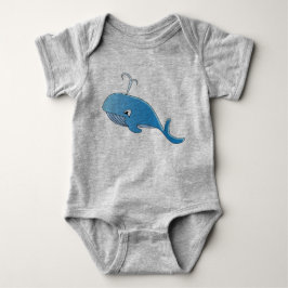 Whale - Baby Jersey Bodykostym T Shirt