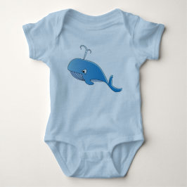 Whale - Baby Jersey Bodykostym Tee