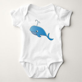 Whale - Baby Jersey Bodykostym Tröja